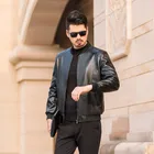 Windproof Add Wool In Winter / Warm / Windproof / Water-resistance Black Men's Jacket