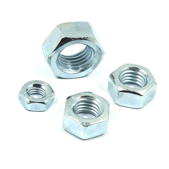 Din934 Outer Hex Nuts 4 8 8 8 10 9 12 9 Steel Nuts Hexagon Heavy