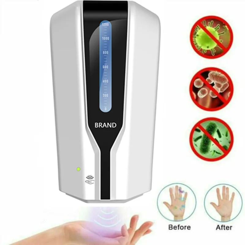 Automatic Alcohol Spray Hospital Hand Sanitizer Machine Touchless Wall Sensor Liquid Soap dispenser for Restaurants Home 1200ML