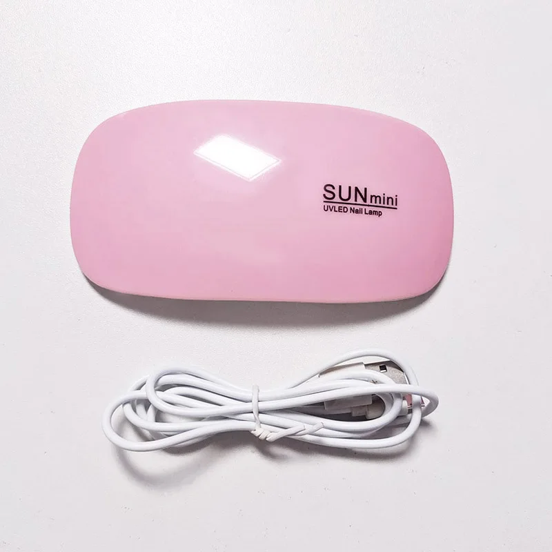 Sun Mini Personal Use Uv Gel Led Nail Cure Lamp Nail Equipment Smart Pink  White Nail Drying Lamp - Buy 6w Uv Led Lamp Nail Dryer,Portable Usb Cable Sun  Mini Nail Lamp,Cheap