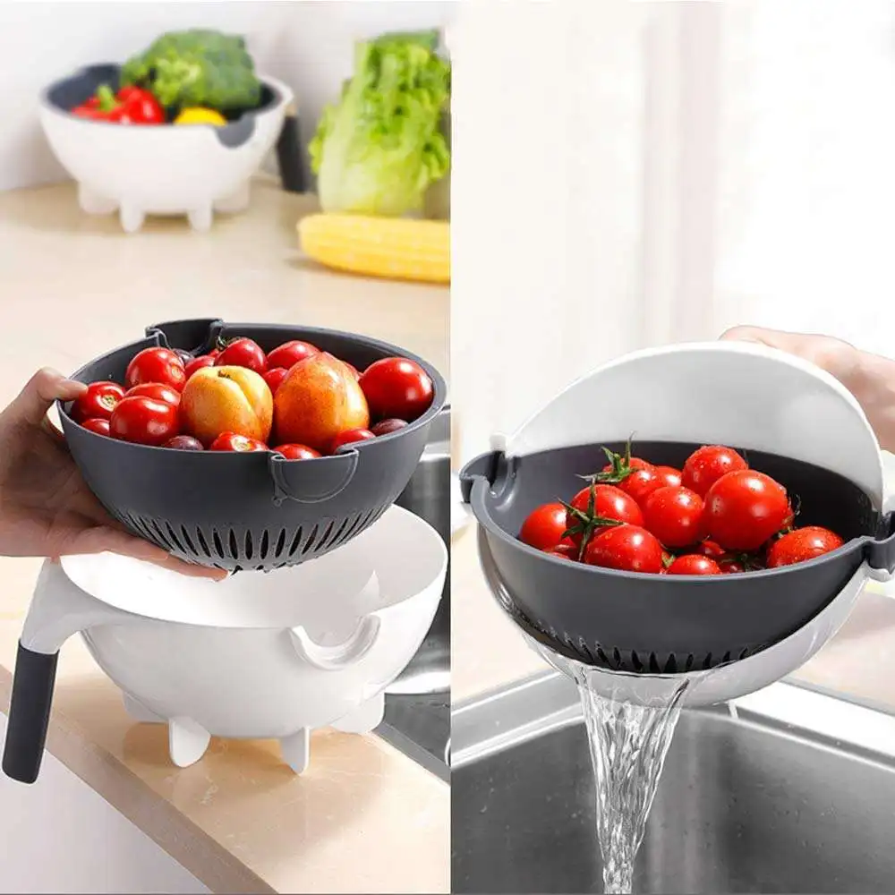 9 In1 Multifunctional Vegetable Cutter Innovative kitchen utensils Potato Slicer Carrot Grater Steel Blade Kitchen home Gadgets