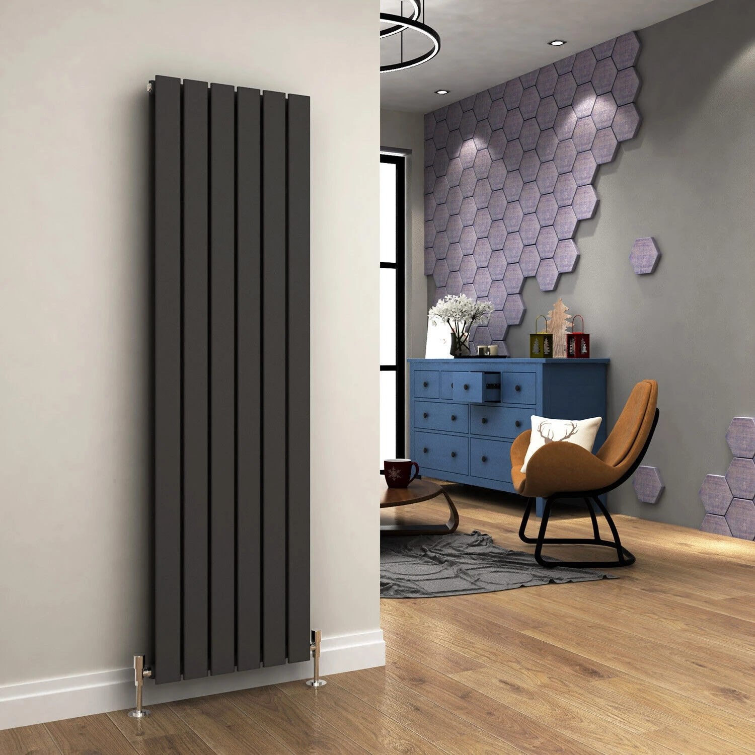 Double Flat Panel, 1600x408mm, Steel - detail 38
