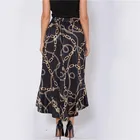 Skirt Factory Direct Women's Fashion Personality Leopard Print Skirt European Style Retro High Waist Midi Skirt
