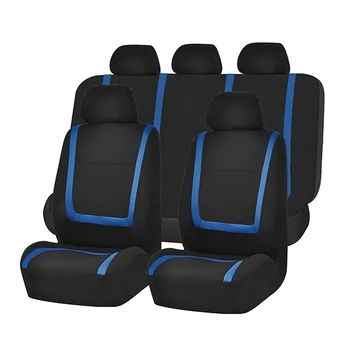 9pcs Full Waterproof Pu leather car accessories auto part Breathable Set Soft cover universal car seat cover Suitable most car