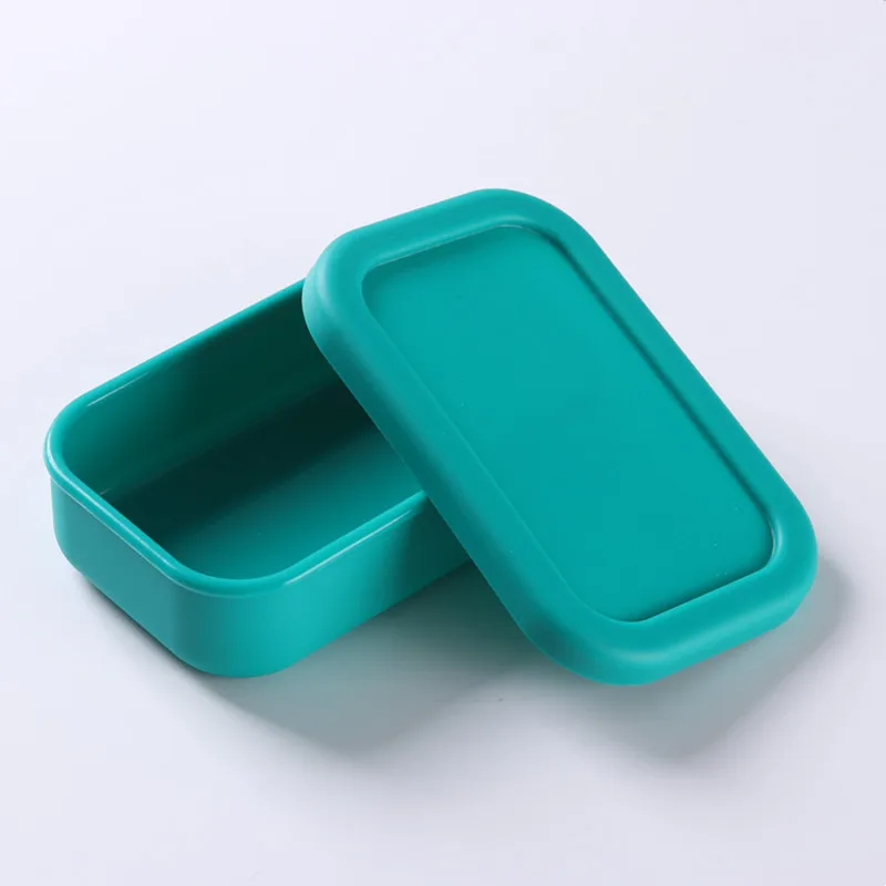 Rectangular Silicone Lunch Box with Sealing Lid Fresh-Keeping Kitchenware for Microwave Oven and Refrigerator Use supplier