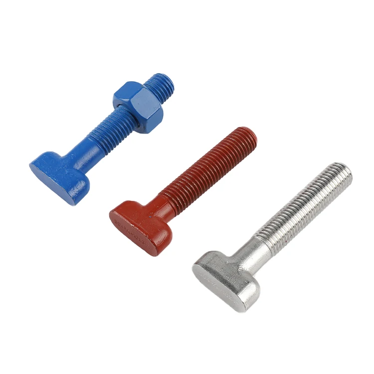 High Tensile Blue Fluoropolymer Coated Dacromet T Head Bolt details