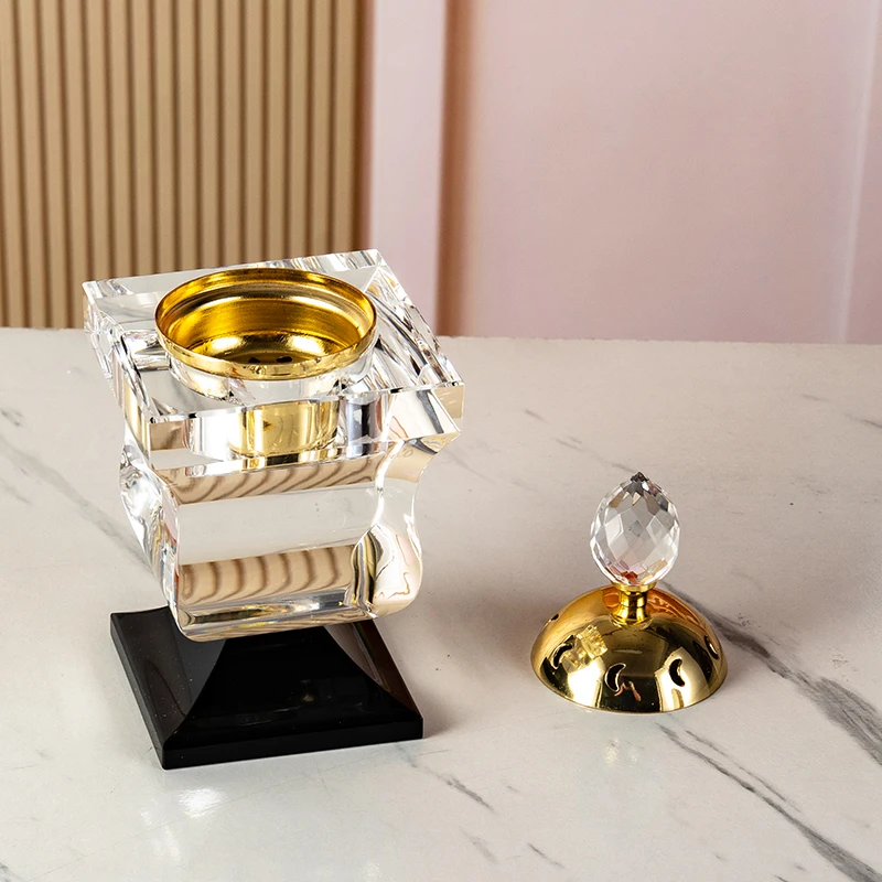 product cheap wholesale factory direct sales home decoration air purification glass crystal aromatherapy stove-6
