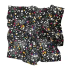 Scarf Stars Design Fashion Ladies Scarf Colorful Stars Design Neck Scarf Silk Crepe Bandana Silk Scarf