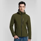 Custom Men Windproof Softshell Jacket Fleece Liner Soft Shell Mountain Jacket Warm