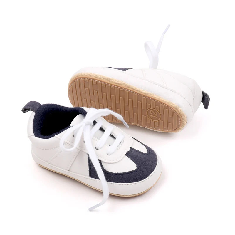 High Quality Lightweight Court Sneakers Anti-Slippery Prewalker Toddler Baby Shoes for Boys Hot Selling Design for Spring Autumn details
