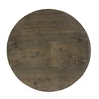 Tray Round Tray Luckywind Farmhouse Decor Upcycle Recycled Wood Round Serving Tray With Iron Handles