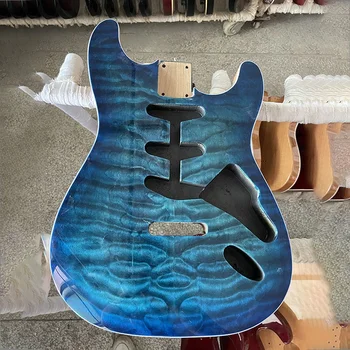 Semi-Finished Guitar Electric Body For Guitars Build Kits Factory OEM Unfinished Professional Part Manufacture Guitar