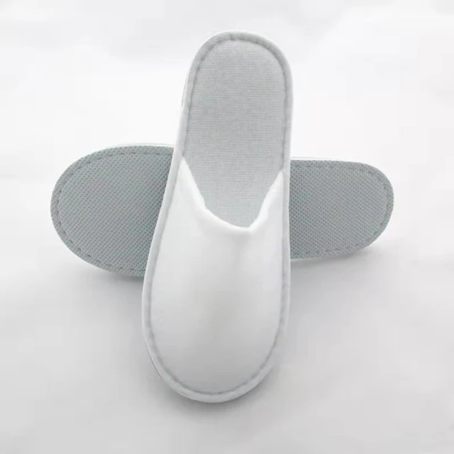 cheap white  Disposable hotel  Spa Slippers