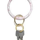 Ring Bracelet KINLING Resin Round Key Ring Bracelet For Women Resin Acetate Circle Keychain For Wrist