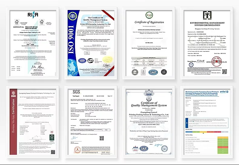 Luxury Custom Foldable Gift Box with Double Door Open Design and 2mm Paper Cardboard