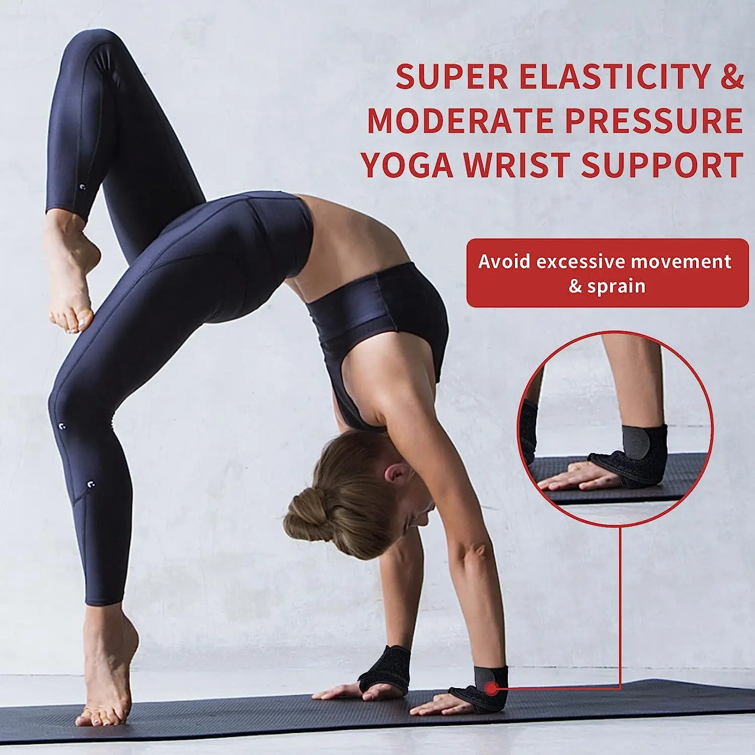 Doctor Developed Premium Neoprene Wrist Support Wrist Brace, Wrist Strap Hand Support Suitable for Both Hands