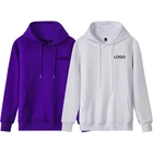 Short Sleeve Pullover Fashion Short Sleeve Outdoor Pullover Sweatshirts 100% Cotton White Unisex Private Label Hoodies