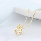 Sterling Silver Sterling Silver Mickey Necklace Female Korean Simple Pendant Custom