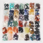 Wholesale Natural Polished Crystals Healing Stones Gravel Amethyst Rose Quartz Tumbled Stones Bag 100g