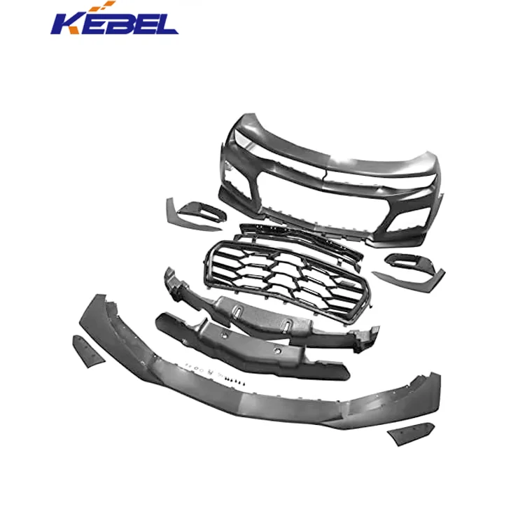 KEBEL Good Price FreeMotor802 1LE Style Unpainted Black PP Front Bumper Cover Conversion Kit for Chevrolet Camaro 2016-2024 factory