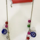 Beads Necklace Necklace For Girl Bell And Beads Frontal Necklace For Girls And Women Christmas Decoration