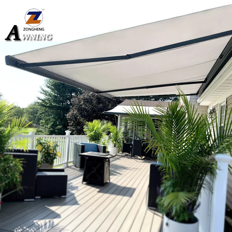 Retractable Sun Shade Awning Cover Manual Patio Awning for Balcony TOPINCN 2.5x1.2M Window Awning Beige 