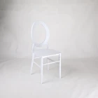 Bride Sale Wedding Chair White 2021 O Shape Back White Resin Bride Chairs For Wedding Outdoor Banquet For Sale