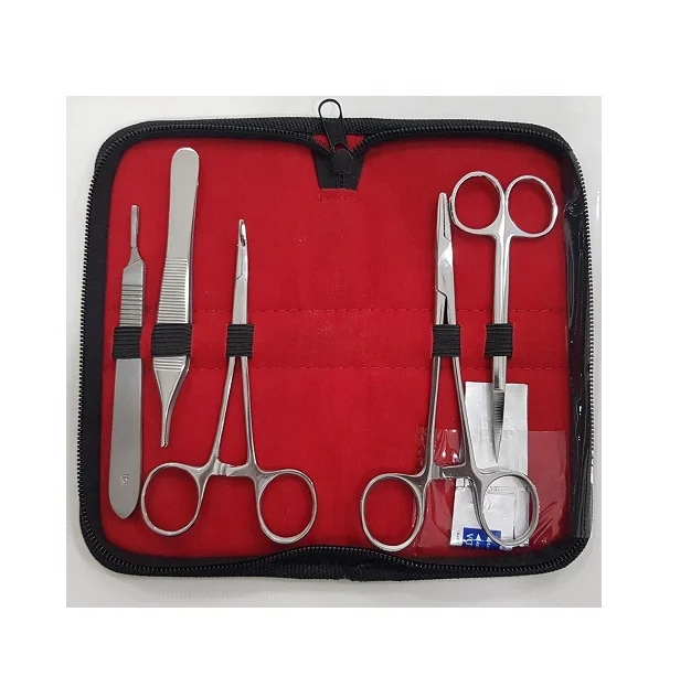 10 PC STUDENT SUTURE SURGICAL PACK SET KIT INSTRUMENTS DS-734 