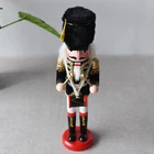 Craft 30cm High Quality Black Drummer Nutcracker Soldier For Christmas Ornament Craft