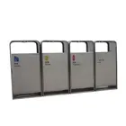 Bin 4 Comartment Garbage Bin Heavy Duty Dustbin Big Size Recycle Rubbish Bin