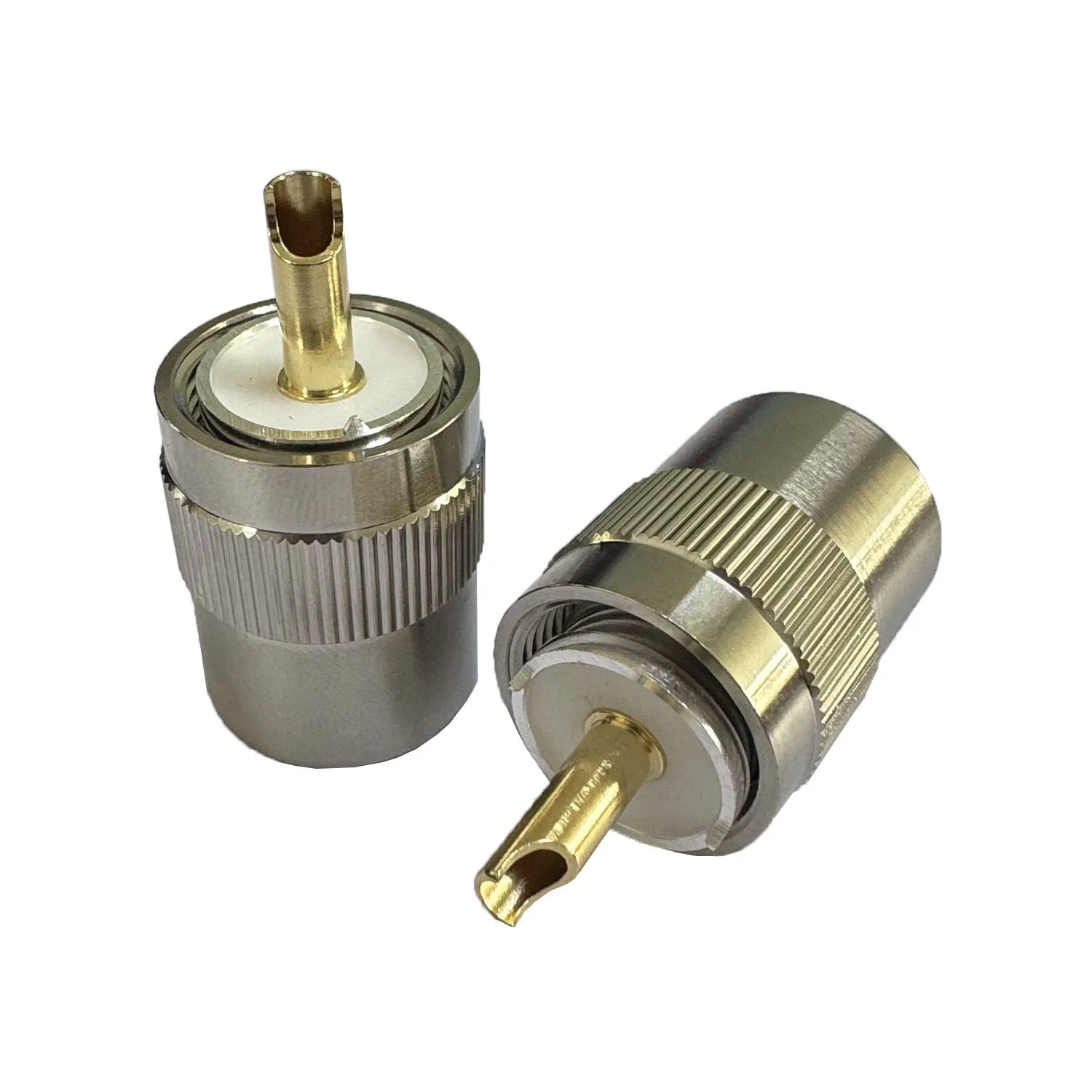 Hot Selling UHF-J7 RF Coaxial Connector Brass Male Head UHF Connector for RG8 Cable supplier