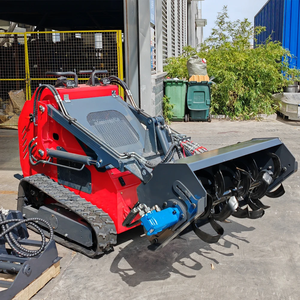 product epa engine mini loader fast delivery cheap diesel front end loader track mini skid steer v1000 crawler eaton hydraulic pump-7