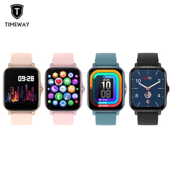 Timeway 1.7-inch large screen display Smart Watch Heart Rate Blood Pressure Sleep Monitoring Android Smart Bracelet Music Online