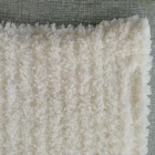 White Baby Super Soft Luxury Best Selling White Color Most New Tech Micro Feather Yarn Knit Baby Adult Throw Blanket
