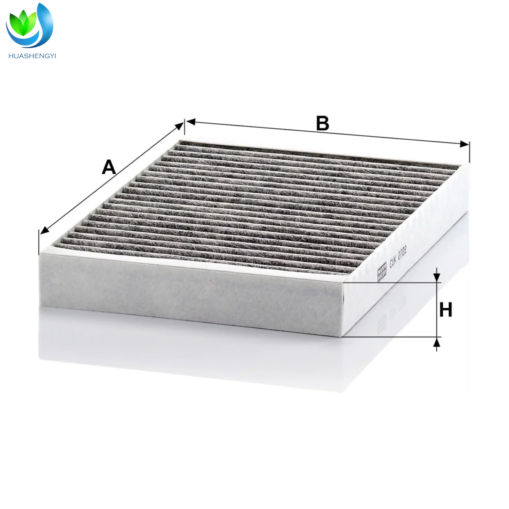High Quality CUK 2722-2 New Cabin Filter with Activated Charcoal for Select Mercedes-Benz Models-Set of 2 manufacture