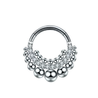 Hoop Piercing Nose Ring ASTM F136 14G 16G 18G Jewelry Girls Titanium Piercings Hand Make Nose Ring Hoop