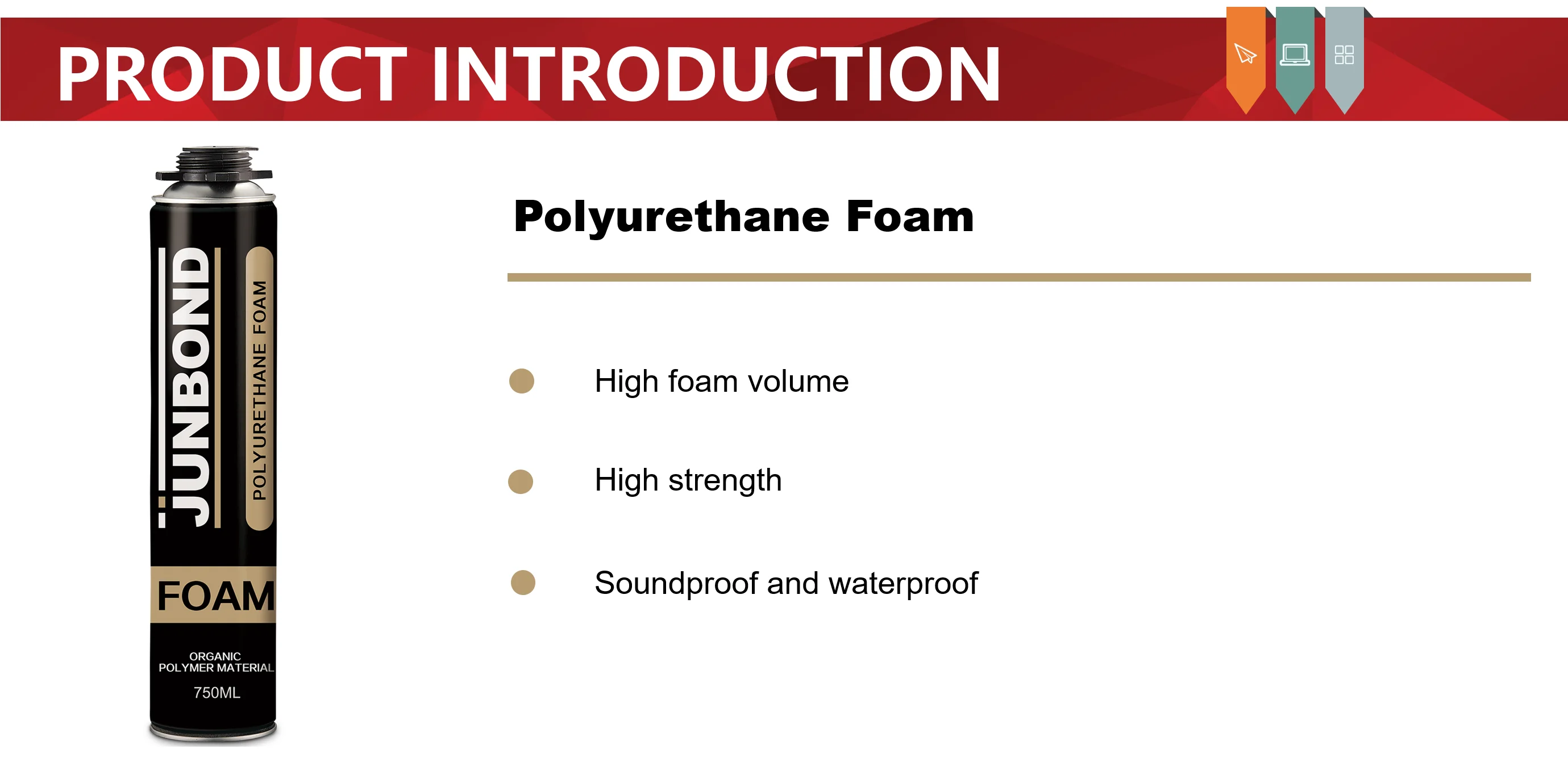 Sealing Door And Window Spray Chemicals Hard Polyurethane Foam 800ml Pu