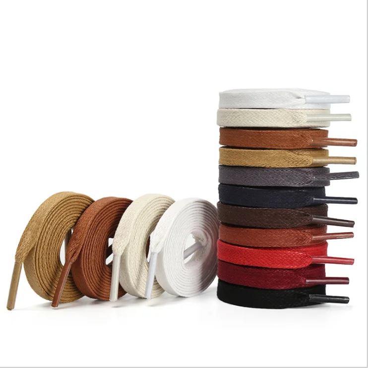 8mm Round Rope Leather Shoe Laces,Waxed 