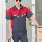 Design Works Special Design Durable Adult Soft Short Sleeve Works Clothing T-shirt Uniform Car Workshop Safety Workwear