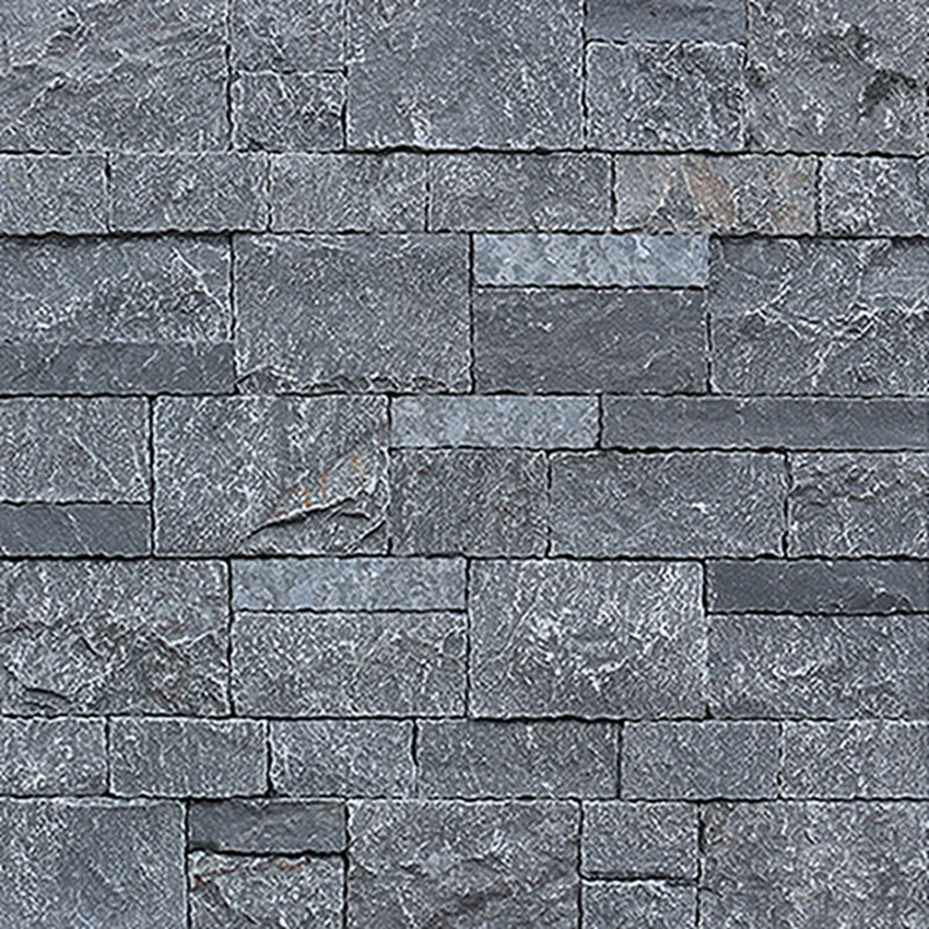 black stone cladding texture