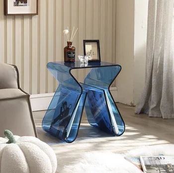 wholesale curved  acrylic coffee tables acrylic furniture