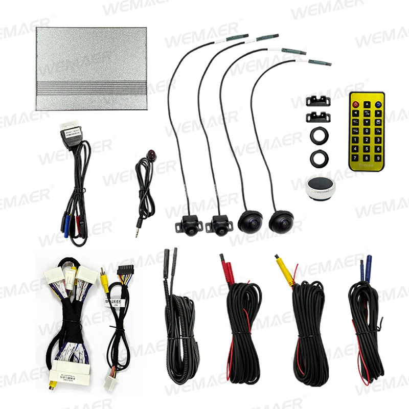 Wemaer OEM 360 Degree AHD 1080P Bird View Car Camera Parking System 3D Panoramic Camera for Kia Carens supplier