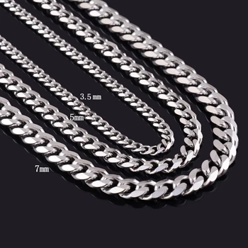 Hot Sale Stainless Steel Jewelry Necklace Stainless Steel Cuban Chain Necklace Last Rose Gold Chain Design For Men