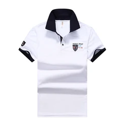 Pendek Lengan Polo Shirt Custom Embroidery Logo Plain Golf Polo Blank t Shirt Polo Shirts Men's camisas