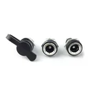 2 Jack 2 Pin DC Socket Connector 5.5X2.1mm DC Power Jack Female With Screw Nut DC-022B