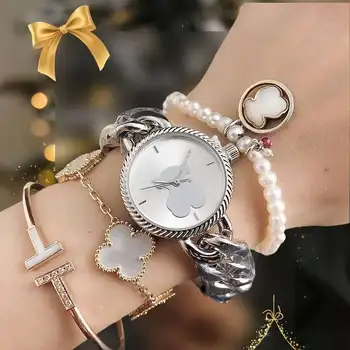 Bohemian Retro IPG Plating ALLOY Girl Watch Water Resistant Jam Tangan Wanita Custom Logo Quartz Women Stainless steel watch