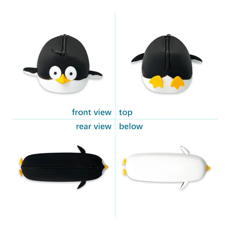 Portable Multipurpose Tool Silicone Eco-Friendly Water Resistant Large Zipper Electronics Organizer Storage Bag manufacture