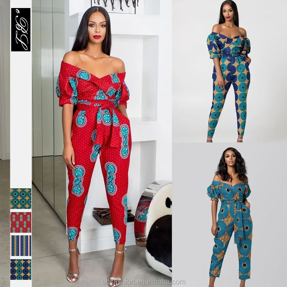 raket sector Beroep African Hot Sale African Clothing Women Africa Print Fashion Women Off The  Shoulder Short Puff Sleeve Casual African Jumpsuit - Buy African Jumpsuit,African  Jumpsuit Women,Ladies African Print Jumpsuits Product on Alibaba.com