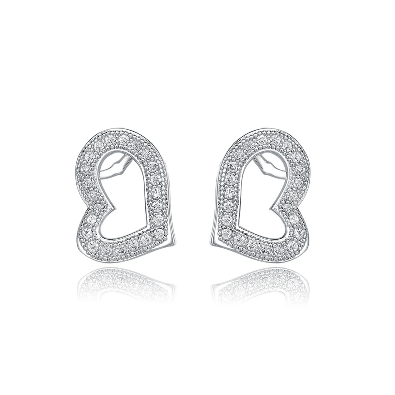 Love Heart Hollow Out Crystals Stone 925 Sterling Silver Personliaze Jewelry Set For Women(图7) Love Heart Hollow Out Crystals Stone 925 Sterling Silver Personliaze Jewelry Set For Women(图7)