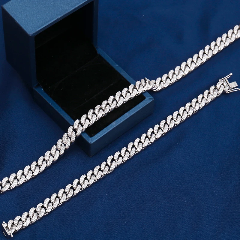 Buy Moissanite Cuban,Cuban Link Chain 